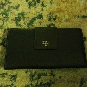 !!! fossil wallet-green interior